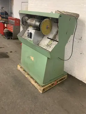 5910-340 Baldor Dual Spindle 1-1/2 HP Buffing Polishing Machine with Dust Collector System