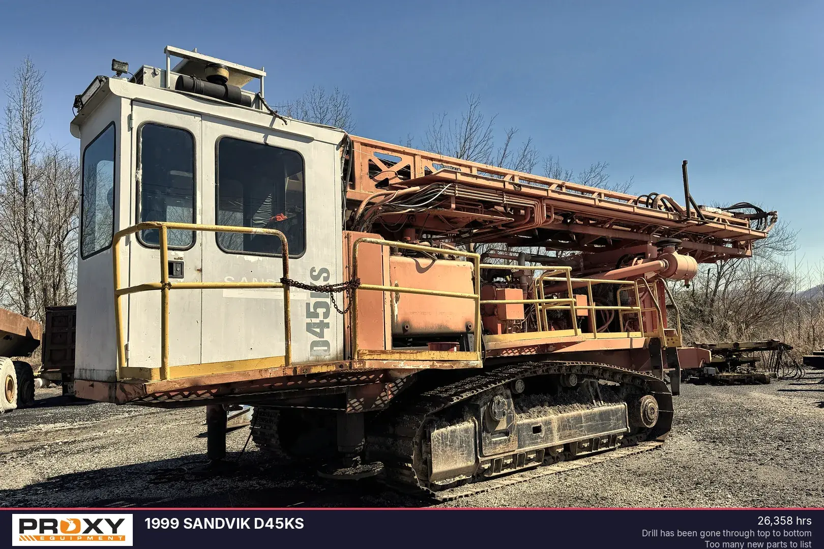 Used 1999 SANDVIK D45KS Drill Rigs Kentucky US | Proxy Equipment #1385146
