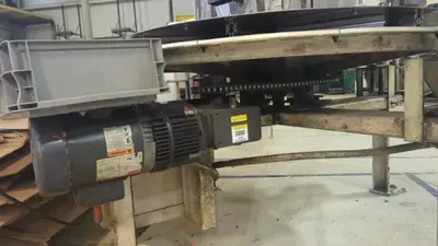 1000 LBS CROWN UNLIMITED VERTICAL MOTORIZED UNCOILER, FOR TUBE OR WIRE: YOBRO #25337