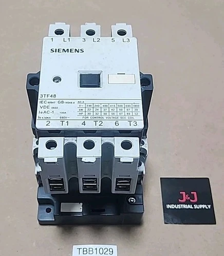 Used Siemens 3TF48 22-OXK1 Electronics & Components | J&J Industrial Supply #546324