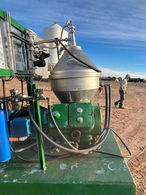 Alfa-Laval CHPX 407 TGP-14CG-60 separator skid, 316SS.