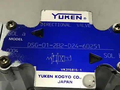 Used YUKEN DSG-01-2B2-D24-60251 Valves/Fittings Michigan US | Ideal Machinery #1260314