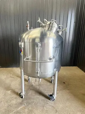 Used 300 Gallon Tank (Vessel), 316 Stainless Steel
