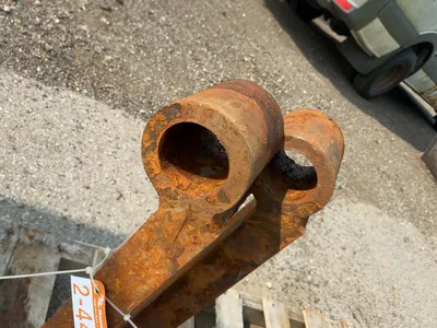 (2) Used 47-1/2” Long Forks for Telehandler, 2” pin holes, 4” wide