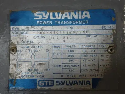USED SYLVANIA 307-310