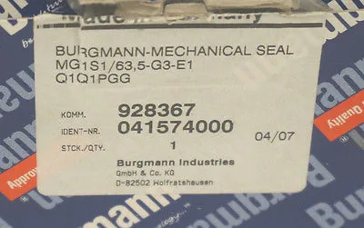 NEW BURGMANN MG1S1/63,5-G3-E1
