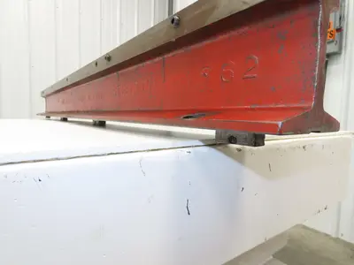 Press Brake Die Extension 5-1/2" Rise 1/2" Tang 2-1/2"W x 58"L