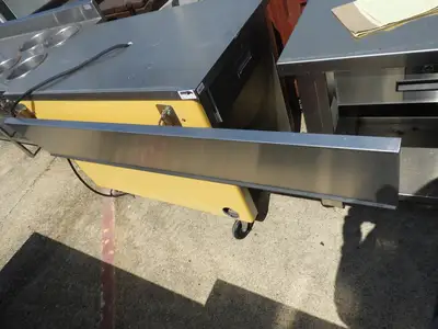 Used ColorPoint Used Colorpoint Stainless Steel Portable Work Station with Foldable Shelf - SS45 Food Prep Tables Illinois US | Falcon Restaurant Supply #1376631