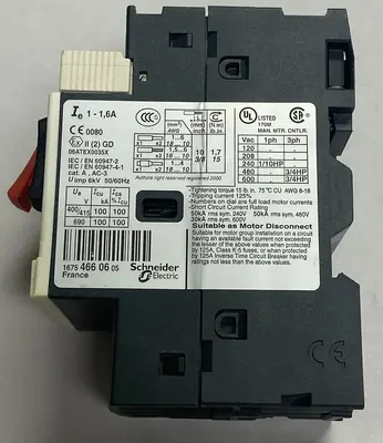 Used TELEMECANIQUE GV2ME06 Circuit Breakers | Surplus Asset Holdings #1190225