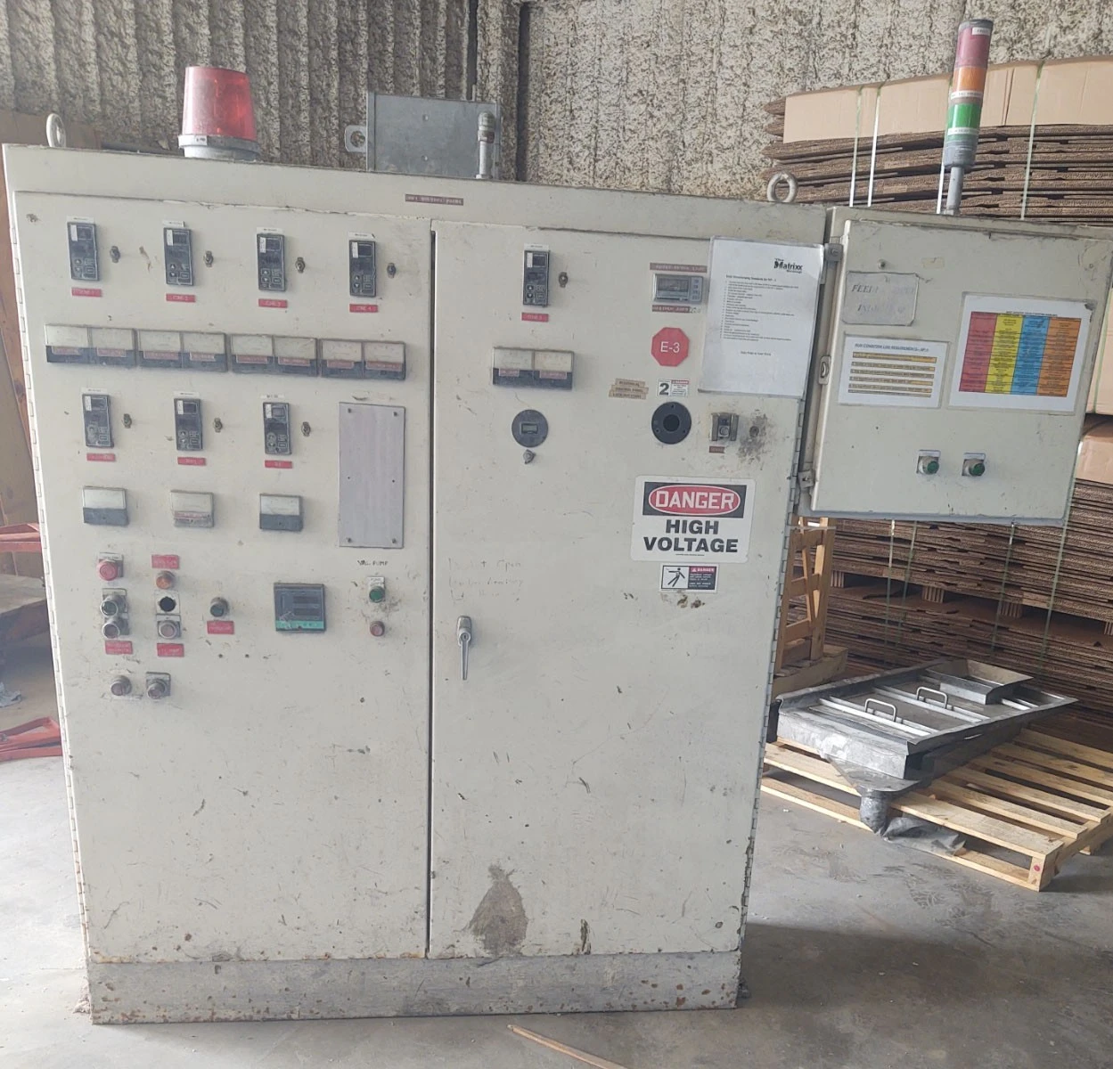 🔥Extruder Double Door Control Cabinet Mercery Contactors, Watlow Temperature