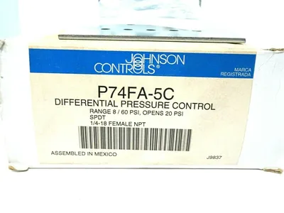 NEW JOHNSON CONTROLS P74FA-5C PRESSURE CONTROL P74FA5C