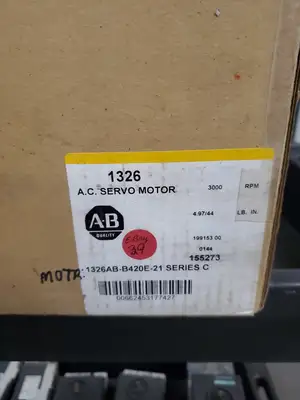 USED Allen-Bradley 1326AB-B420E-21 Bulletin 1326 AC Servo Motor, 3000RPM