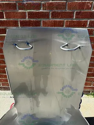 USED PALAMATIC PALPHARMA TIP AIR OPERATED PORTABLE DRUM TILTER / LIFT SWL 100 KG