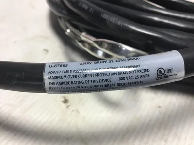 NEW TURCK POWER CABLE GSDM GKDM 32-10M/S4000