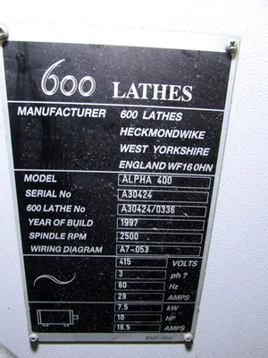 HARRISON/GROUP600 ALPHA 400 CNC Lathes | Mohawk Machinery (17)