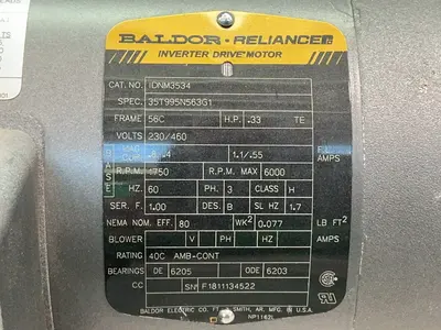 Used BALDOR IDNM3534 Motors (misc) Ohio US | HGR 24 #1521335