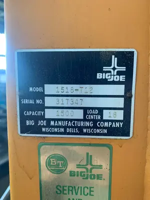USED BIG JOE 1518-T-12