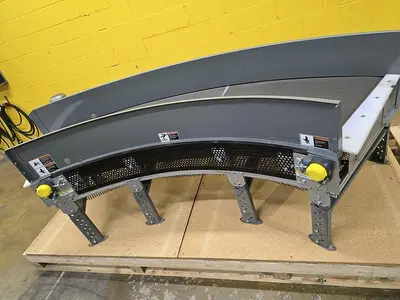 Used 2019 TRANSNORM BELTED CURVE CONVEYOR Belt Conveyors Wisconsin US | Packer City Sales #1297947