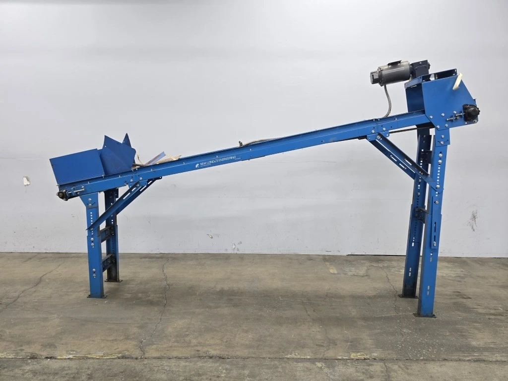 144 "L x 11.5" W Belt, New London Horizontal Conveyor, Model 200-12-120, New in 2017