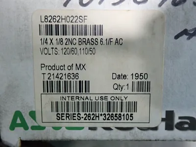 New | in-Stock ASCO L8262H022SF Pumps Ohio US | HGR 24 #1083930