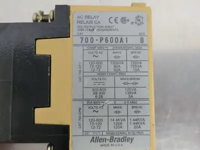 USED ALLEN-BRADLEY 700-P600A1