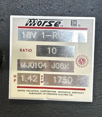 Used MORSE MJ0104J06K Industrial Controls Ohio US | Surplus Asset Holdings #1242224