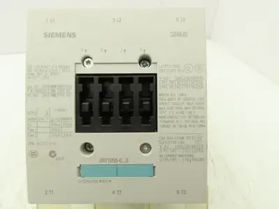 Siemens 3RT1056-6AP36 Motor Starter Contactor 200Hp 575V 195A Coil 240V AC/DC