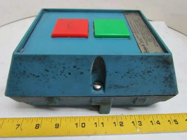 Start/Stop Pushbutton Enclosure Box Jog/Run Selector Switch 7-3/4"x4"