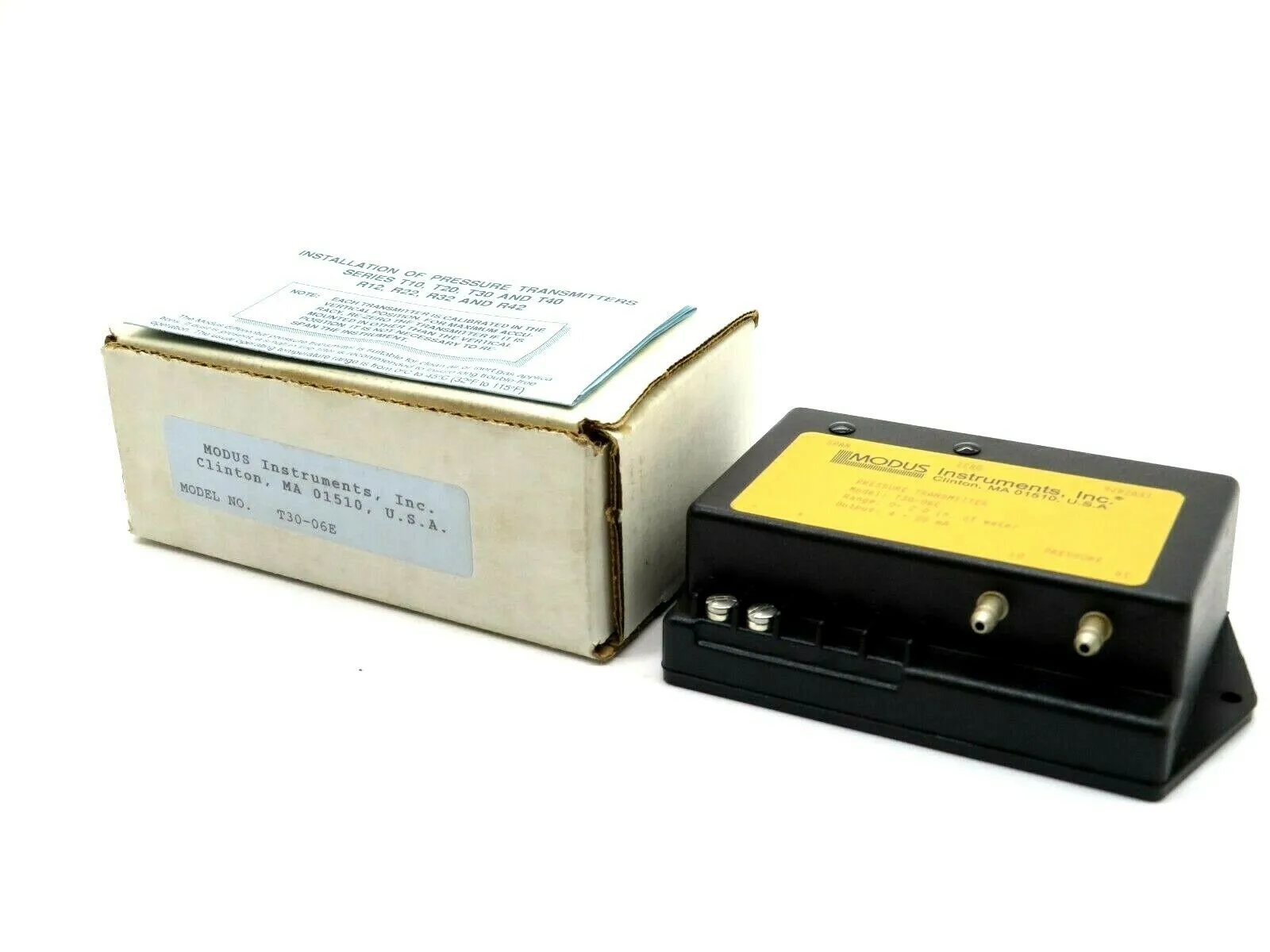 NEW MODUS INSTRUMENTS T30-06E PRESSURE TRANSMITTER T3006E