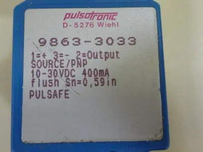 USED PULSOTRONIC 9863-3033