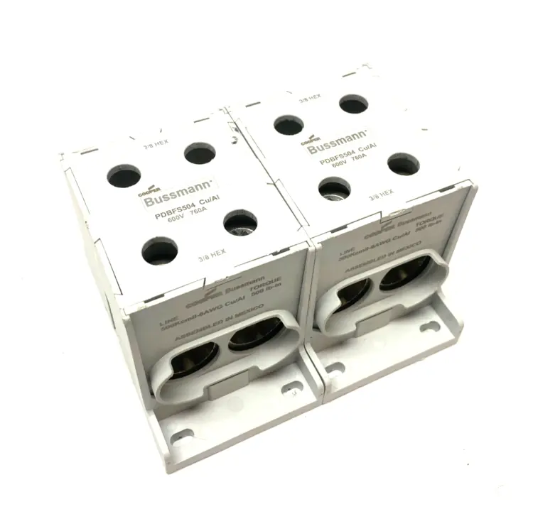 Used COOPER BUSSMANN POWER DISTRIBUTION BLOCK Terminal Blocks | Maverick Industrial Sales #1104524