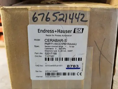 NEW ENDRESS+HAUSER PMP71-WCC1PB1RAAAU