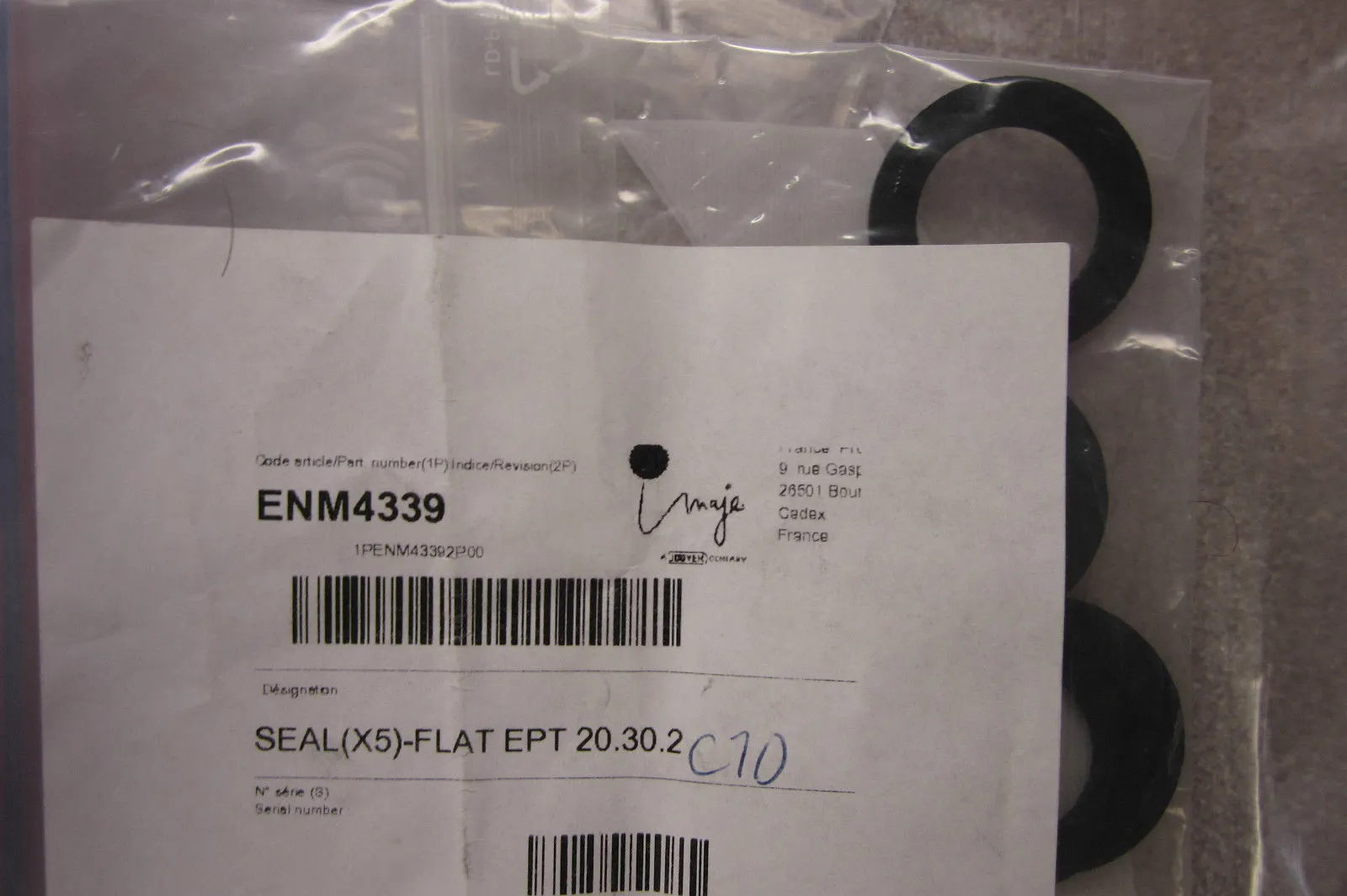 NEW IMAJE ENM4339 SEAL 5 PER PACK