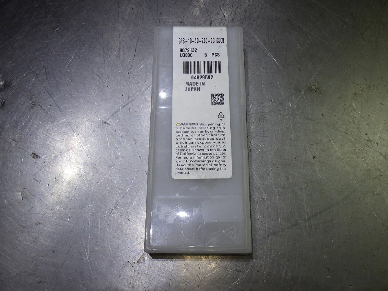 Iscar Carbide Deep Drilling Guide Pads QTY5 GPS-10-30-200-DC IC908 (LOC2620)