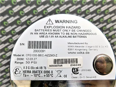 USED WIKA CPG1000-BEC-AIZZM3-Z
