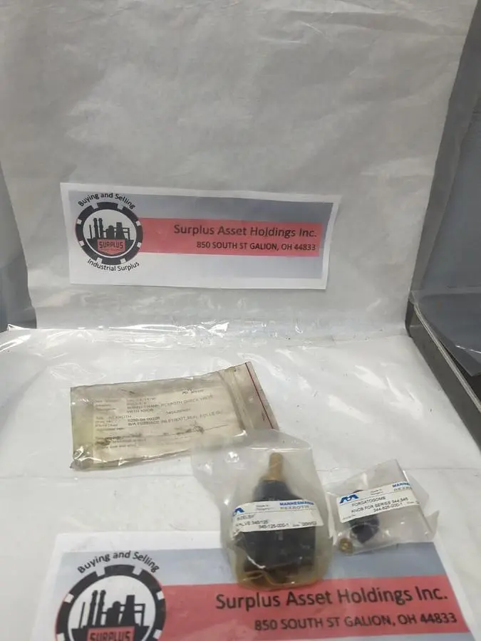 New | in-Stock MANNESMANN REXROTH 345-125-000-1 Pump & Valve Parts Ohio US | Surplus Asset Holdings #1236186