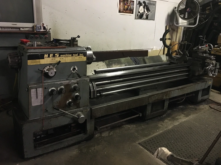 Used H.E.S. 550 Engine Lathes Illinois US | 520 Machinery Sales LLC #2230