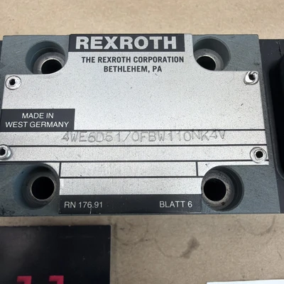 NEW Rexroth 4WE6D51/0FBW110NK4V