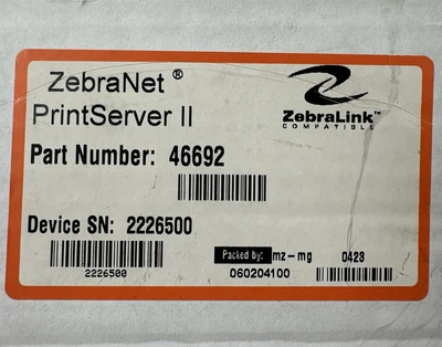 NEW ZebraLink 46692