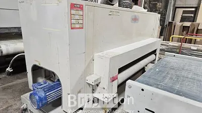 USED 2009 CEFLA MITO USED AUTOMATIC SPRAY FINISHING SYSTEM C/W SORBINI CLEANING BRUSH MACHINE