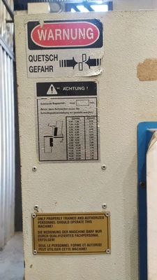 KNUTH Guillotine Shear, in good used condition, under power