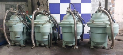 (4) Westfalia OSD 35-0136-067/35 oil purifiers, SS.