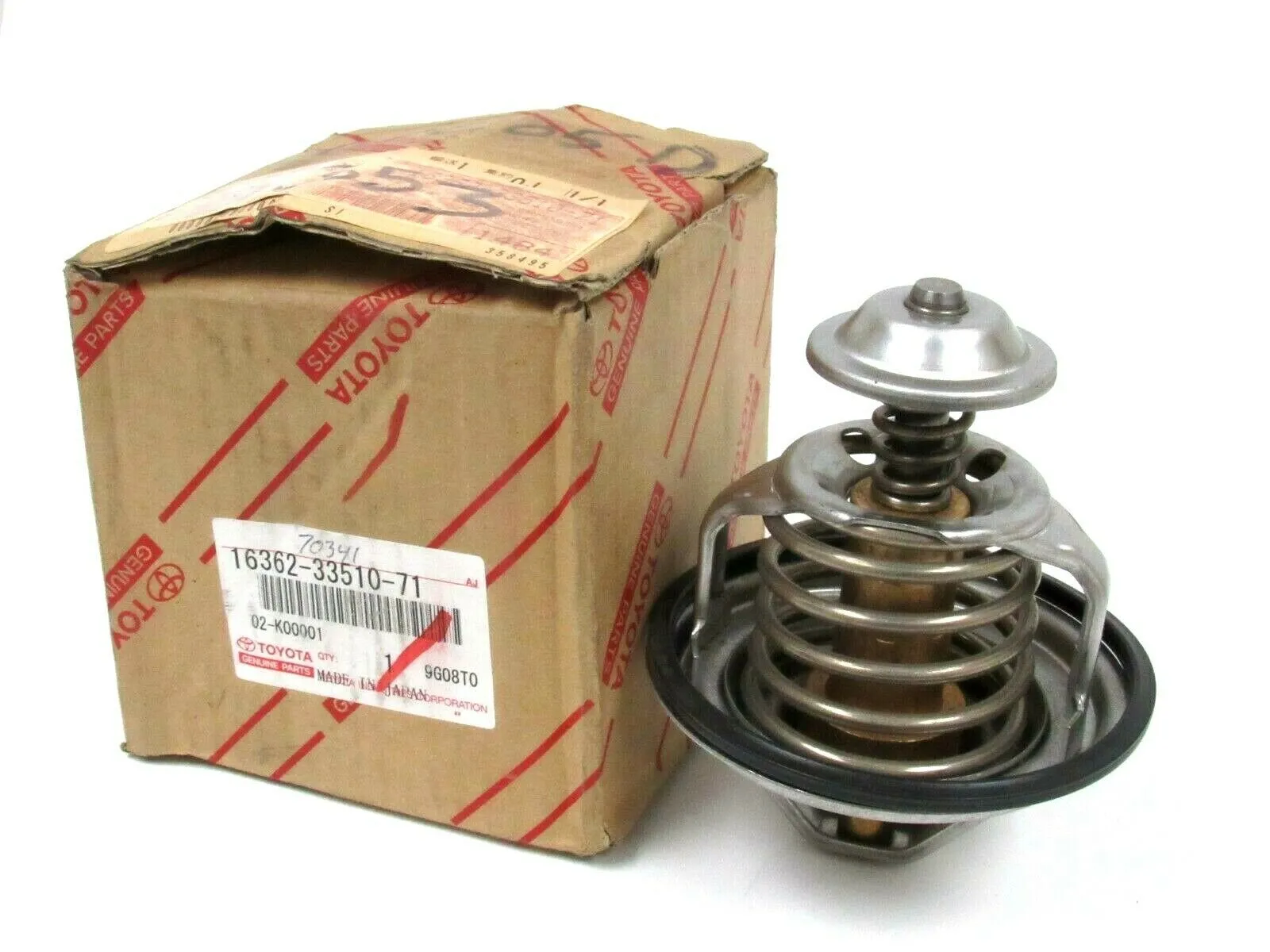 NEW TOYOTA 16362-33510-71 THERMOSTAT ASSEMBLY 163623351071