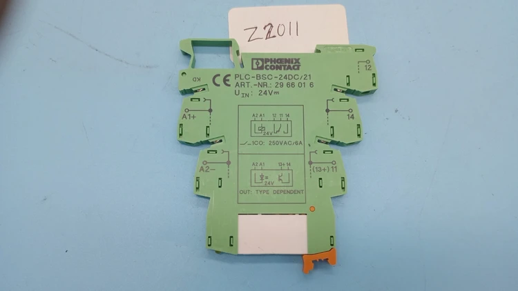 Used Phoenix Contact PLC-BSC-24DC/21 Socket w/ 2961105 Relays & Switches Arizona US | ASSET CONVERSION SPECIALISTS, INC. #320070