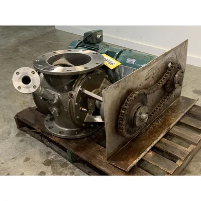 Used 10" Stainless Steel Flo-Tronics Rotary Airlock Feeder Valve
