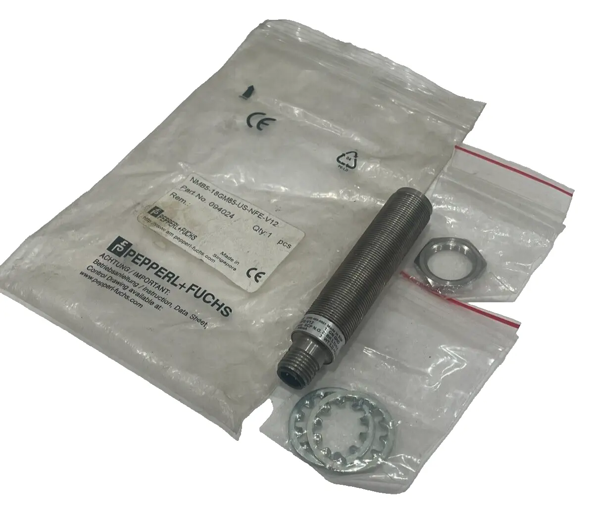 NEW PEPPERL+FUCHS 094024 PROXIMITY SWITCH NMB5-18GM85-US-NFE-V12