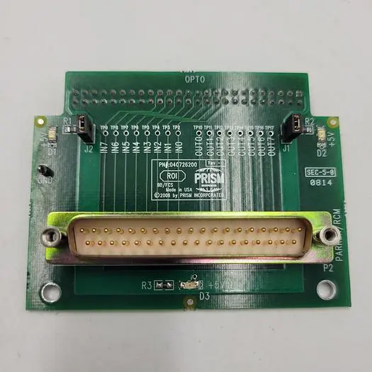 Used PRISM PRISM ROI Z100214 CONNECTION BOARD SEC-5-8 / 040726200 I/O Boards & Replacement Parts | ND Industrial Surplus #1219310
