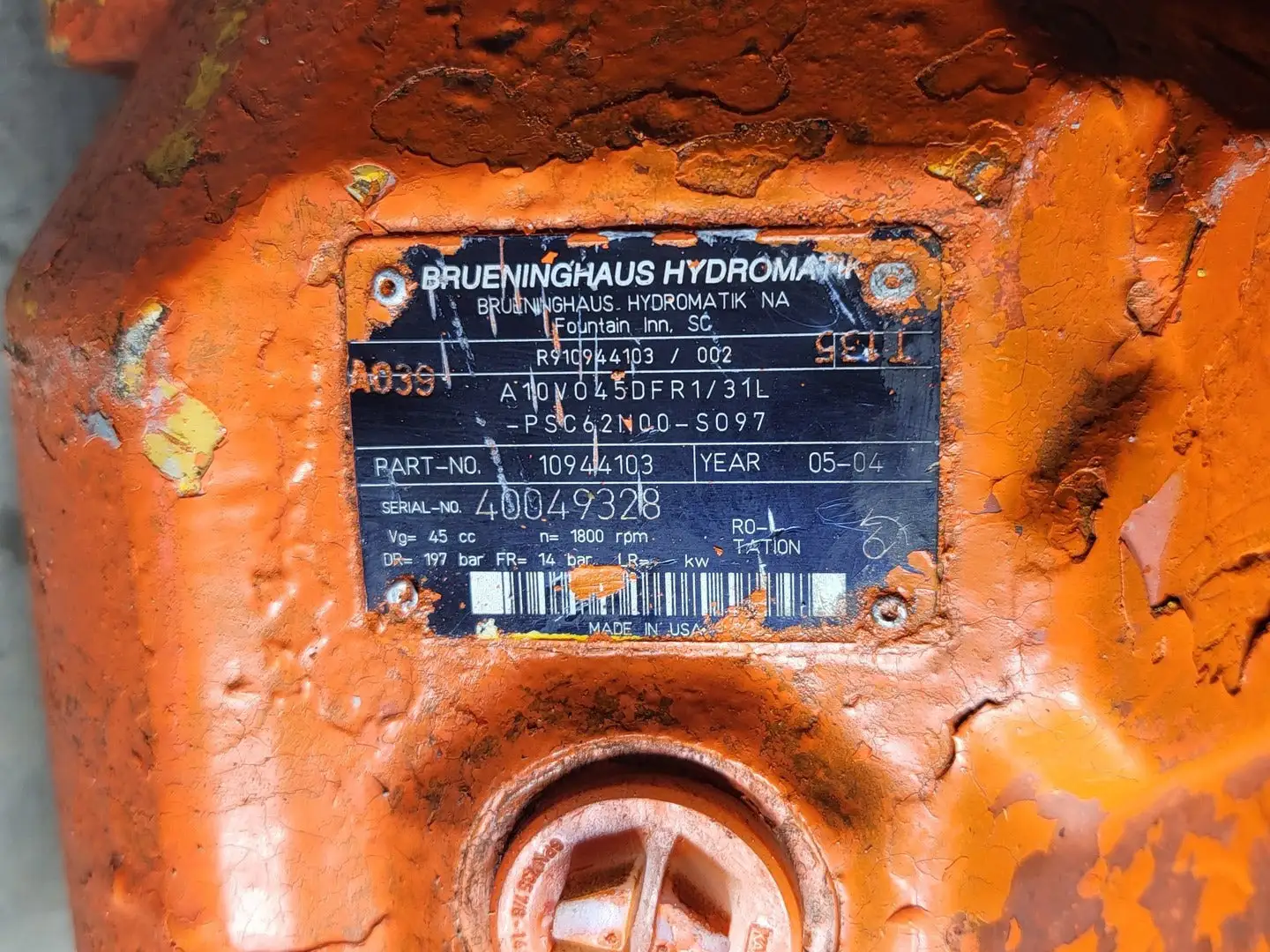 Used BRUENINGHAUS R10944103 Parts (Hydraulics and Pneumatics) British Columbia CA | Lenmark #264545