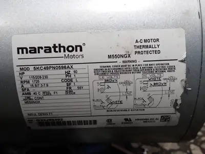 Gast 3/4 Hp Vacuum Pump