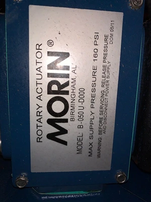6"-150# Neotecha AB Teflon Lined Ball Valve, Air Operated, Rebuilt Storeroom Spare